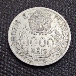 Brasil, moeda de prata de 1000 réis de 1912