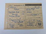 Alemanha Reich, documento de Livro de Registro Militar após a I Guerra Mundial. Bom estado!