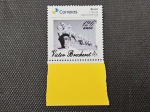 Brasil, selo personalizado tema Maçonaria de 2020, "VITOR BRECHERET - 126 ANOS". MINT, margem de folha