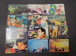 Brasil, série com 12 cartões de telefone (completa) alusivos a AYRTON SENNA. Difícil completa! Sem inicial!!!