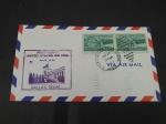EUA, envelope do 1º vôo, circulado em 1953, ROUTE A482 - DALLAS - TEXAS. Excelente estado!