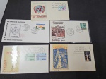 Espanha, lote com 5 FDC's diferentes, a partir da déc 60