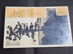 Brasil, fantástico postal déc 10, PARANÁ - Pinheiro, endereçado à Suécia. Raríssimo carimbo A PROCEDENCIA, 100% sobre os selos (não conhecia) e no verso diversos carimbos e etiquetas, sendo 2 suecos de TAXA por insuficiência de franquia e de destinatário não encontrado e brasileiro não reclamada. Interessantíssimo item da história postal! Item de exposição!