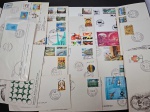 Brasil, lote com 26 FDC's diferentes, incluindo padrão real. Boa cotação! Só os do real valem mais! FDC's de blocos