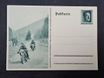Alemanha III Reich, NAZISMO, inteiro postal com a efígie de Hitler, mostrando tropas sobre motocicletas. Qualidade extra europeia!  OBS: O item não Promove ou glorifica a violência da intolerância racial ou religiosa. Está à venda apenas para fins de preservação da memória histórica. A Casa de Leilões não faz apologia a quaisquer movimentos políticos ou ideológicos, bem como repudia qualquer ideologia de cunho racista.