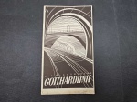 Alemanha III Reich, NAZISMO, panfleto turístico de 1936, mostrando as linhas de trem elétrico "GOTTHARD LINE". Perfeito! OBS: O item não Promove ou glorifica a violência da intolerância racial ou religiosa. Está à venda apenas para fins de preservação da memória histórica. A Casa de Leilões não faz apologia a quaisquer movimentos políticos ou ideológicos, bem como repudia qualquer ideologia de cunho racista.