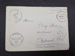Alemanha III Reich, NAZISMO, envelope "FELDPOST" circulado em 1940, período da II Guerra Mundial com 4 carimbos diferentes nazistas, sendo 2 raros da "SS" de censura. Raríssimo item com cotação internacional! OBS: O item não Promove ou glorifica a violência da intolerância racial ou religiosa. Está à venda apenas para fins de preservação da memória histórica. A Casa de Leilões não faz apologia a quaisquer movimentos políticos ou ideológicos, bem como repudia qualquer ideologia de cunho racista.