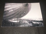 Alemanha Reich, déc 20/30, fotografia original DIRIGÍVEL GRAF ZEPPELIN LZ 127, pousando. Raro item! Med. 11 x 15 cm