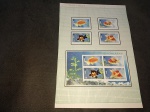 Hong Kong, Yv 931/934 + Bloco 29, extraída de coleção clássica de fauna, tema Peixes. NSG