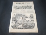 França, jornal L'ILLUSTRATION de Agosto de 1848 com belas ilustrações em talho doce. No estado!