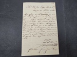 Brasil II Império, documento fiscal de Campos/RJ de 8 de fevereiro de 1876, com estampilha/selo fiscal de D. Pedro II de 200 réis. Trata-se de protesto e discussão de dívida. Perfeito!