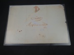 Brasil Colônia, FOLDED Letter datada 15 de Março de 1718 (séc XVIII), DOM JOÃO - POR  EL REY. Valor de catálogo de 15 mil reais (Dom João V). Carta circulada para o Brasil, para o Rio Grande. Trata de recolher criminosos, procurando pedreiros e carpinteiros para construir "CADEAS" (cadeias). Assinada por João Telles da Silva e Antônio Roiz da Costa. Possui perdas de matéria por insetos. Excelente caligrafia! A perda de matéria não influencia no estudo. Imperdível!