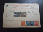 Brasil, Vale Postal circulado em 1964, carimbo `TELEGRAPHICO` oval, Correios do PIAUHY, com bela franquia de selos da série Próceres. Excelente estado! Possui grampo com a palavra Correio. Imperdível! Raro nesta qualidade