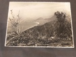 Brasil, fotografia original, déc 30/40, "VISTA do Rio de Janeiro tirada de Santa Tereza". Fotógrafo anônimo. Med. 18 x 24 cm. Mínimas marcas do tempo. Item único! Capa do nosso catalogo!