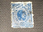 Brasil, selo de 200 réis da Madrugada Republicana com carimbo francês "Rio de Janeiro - Paquete"