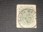 Brasil, selo cruzeiro do Sul de 50 réis, com carimbo da "S. L. DA MATTA". Raro!