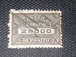 Brasil, selo de depósito RHM D82. Valor de catálogo de 190 reais