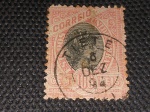 Brasil, 200 réis da Madrugada Republicana com carimbo tipo francês do Império TIETÊ. Lindo!