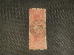 Brasil, par de selos de 100 réis da Madrugada Republicana com carimbo de S. LUZIA do Carangola - Minas de 15/nov/1900. 1 ANO DA REPÚBLICA!! Carimbo raro, peça curiosa!