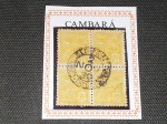 Brasil, quadra de selos Vovó de 100 réis, com carimbo de "CAMBARÁ - PARANÁ", centralizado. Escasso!