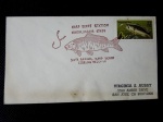 EUA, envelope c/ selo e carimbo comemorativo tema Peixes/Pesca