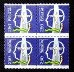 Brasil, 1974, quadra Centenário de Marconi.