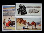 Inglaterra, lote c/ 03 figurinhas de tabaco déc 30/40. Bom estado de conservação.