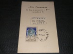 Brasil, folhinha comemorativa de 1950 do início do Recenseamento na Bahia com CBC. Escassa!