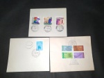 Brasil, lote com 3 FDC`s déc 70. Bom conjunto!