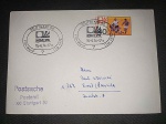 Alemanha Ocidental, FDC circulado com selo e CBC da Copa do Mundo de Futebol de 1974