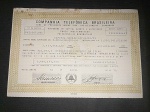 Brasil, Ação da CTB (Companhia Telefônica Brasileira) de 1973. Bom estado de conservação!