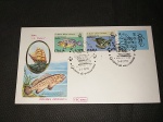 Itália, FDC de 1978, com CBC e selos temas Peixe/Fauna Marinha