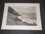 Brasil, fotografia original déc 30/40, fotógrafo anônimo, "Rio de Janeiro - Av. Niemeyer". Item único! Med. 12 x 17 cm