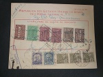 Brasil, Vale Postal do Sergipe, da cidade de Maroim, de 19/IV/1936. Possui selo de depósito de 500 mil réis que sozinho vale o selo tipo 80 reais. Peça limpa e bonita e em excelente estado de conservação!