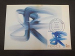 França, máximo postal, 1977, com selo e CBC, EXCOFFON