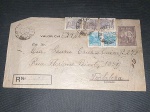 Brasil, inteiro postal SIDERURGIA para remessa de dinheiro circulado em 1946. Carimbo de IPÚ-CEARÁ. No verso etiqueta de lacre ainda intacta