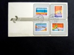 Brasil, FDC nº. 002, RECURSOS  MINERAIS, valor de catálogo RHM de 3300 reais. Bom estado de conservação. Carimbo de 1º Dia de Circulação.