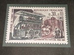 França, inteiro postal de 1975, tema "Selo, Cavalos, Transportes", etc. Impecável!
