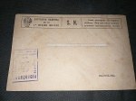 Espanha, envelope oficial isento de franquia, CAPITANIA GENERAL DE LA 1ª REGION MILITAR com belíssimo carimbo