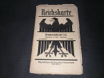 Alemanha Reich, fantástico folheto turístico de 1921 com o mapa da cidade de EINHEITSBLATT, grande formato. Bom estado de conservação!