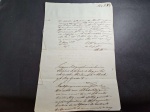 Portugal, documento fiscal de 5 páginas, com estampilha fiscal, valores em relevo de XL réis, 40 réis, "Crédito ao Público". Excelente caligrafia e fantástico estado de conservação! Merece estudo. Data inicial FEV de 1833. Bela marca d'água