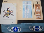 MEMORABILA da AVIAÇÃO/Brasil, lote com 7 itens da extinta Cia aérea VARIG: 2 cartões de embarque de 1991, cardápio da 1ª classe com figuras de tucanos, dois cartões de embarque de 1988 e 2 passagens aéreas internacionais, um com etiqueta de embarque