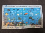 Brasil, folha com 24 selos de 1998, "OCEANOS". MINT. Catálogo 480 reais. (Cod IRS)