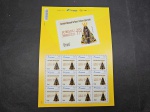 Brasil, folha de selos personalizados "300 ANOS DE DEVOÇÃO N. SRA. APARECIDA". MINT. (Cod IRS)