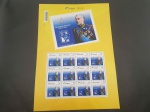 Brasil, folha de selos personalizados Duque de Caxias de 2020, tema Maçonaria (MAÇOM ILUSTRE) com o símbolo da Maçonaria. Só existem 10 folhas!! MINT