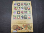 Brasil, folha com 20 selos "CIRCUITO das Frutas", 2009. MINT. Catálogo 750 reais. (Cod IRS)