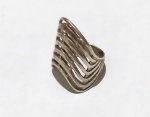 Vintage Luxo Jóias, Bonito Anel Ondas em Prata de Lei 925, Aro 18. Peso total 5,75gr
