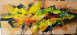 MA Moreira - Marco Antonio Moreira - OST - Abstrato - Mede:175 x 80  cm