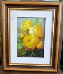Assinatura não identificada - OST - Flores Amarelas - Mede: CM: 30x36 cm  e SM: 15x20 cm  - ROB (24)
