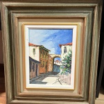 Quadro OST - ACID - Portal - V.C.SILVA - VACON . Mede: C/M:74x64 cm e S/M : 39x29 cm